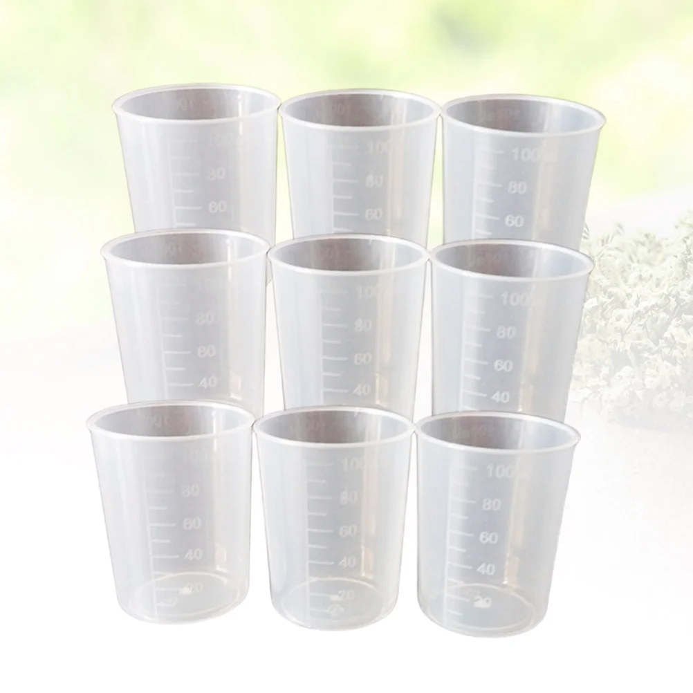 

Measuring Cup Cupsmixing Graduatedresin Liquid Scale Crafts Tumbler Turner Epoxyscales Transparentmultipurpose 100Ml Disposable
