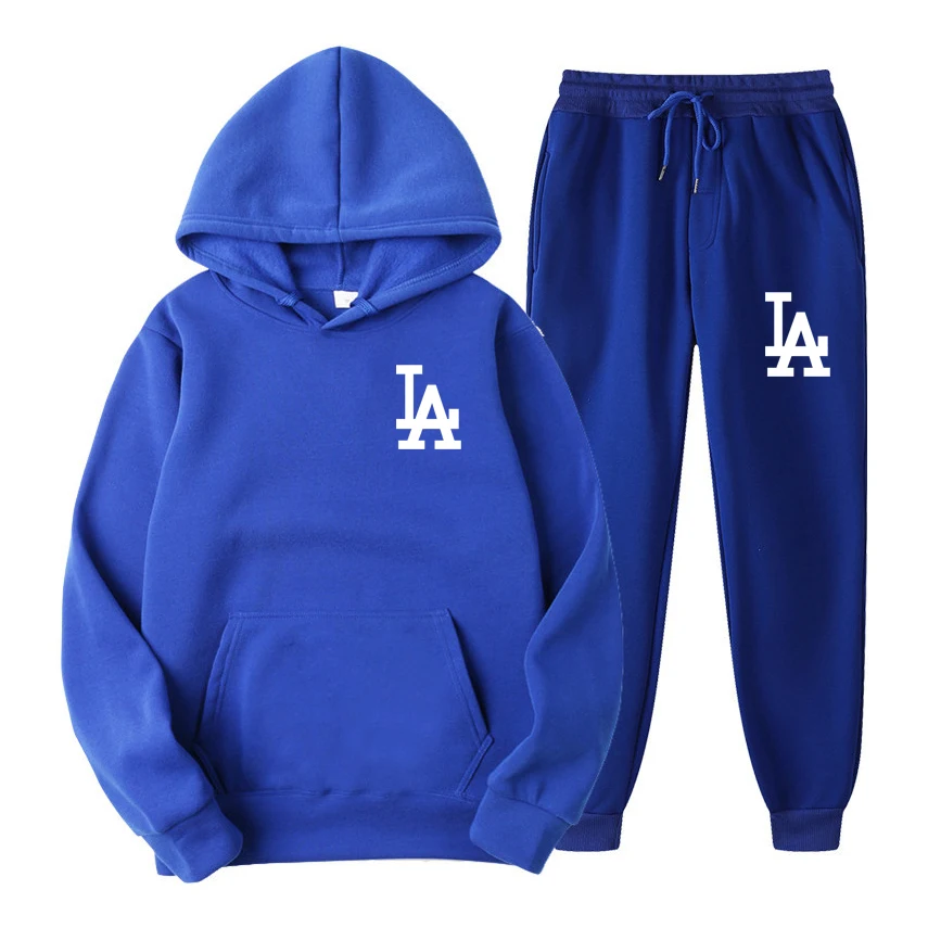 

2023 Fashion brand men's suit sportswear fall new men's hoodie + sweatpants two-piece hooded casual suit men's clothing