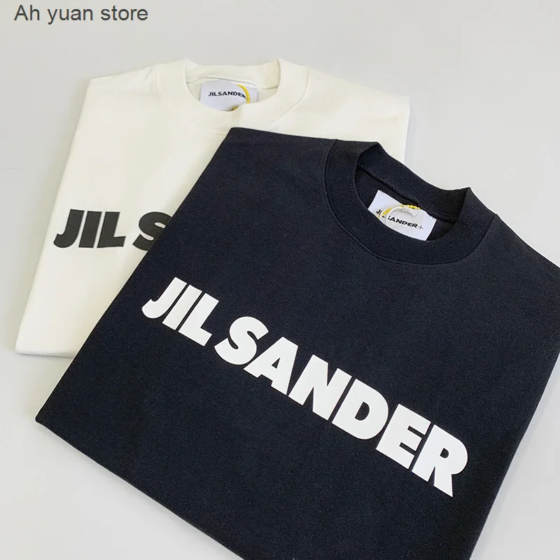 Ss22 новые модные брендовые футболки Jill sander из чистого хлопка с круглым вырезом и