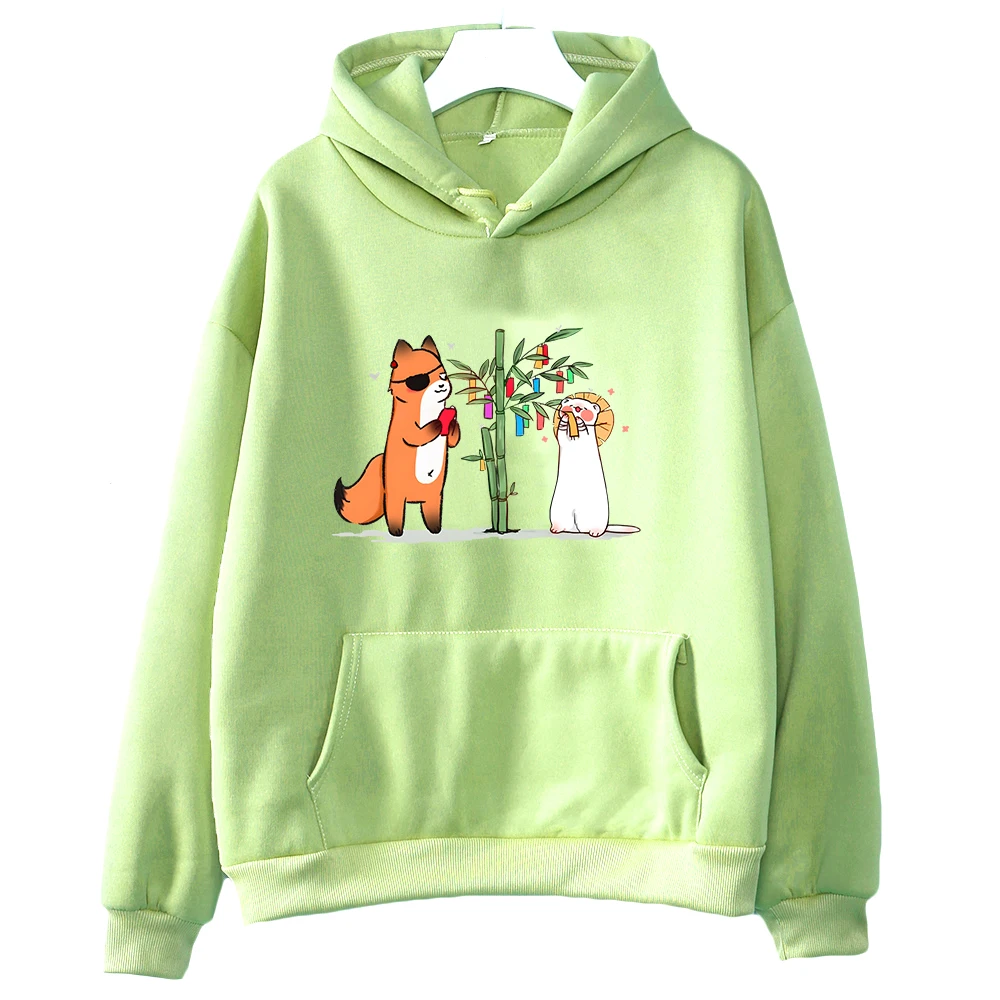 

Heaven Officials Blessing Hoodies Tian Guan Ci Fu TGCF Kawaii CAT Sweatshirts Graphic Cartoon Printing Pullovers for Girls Women