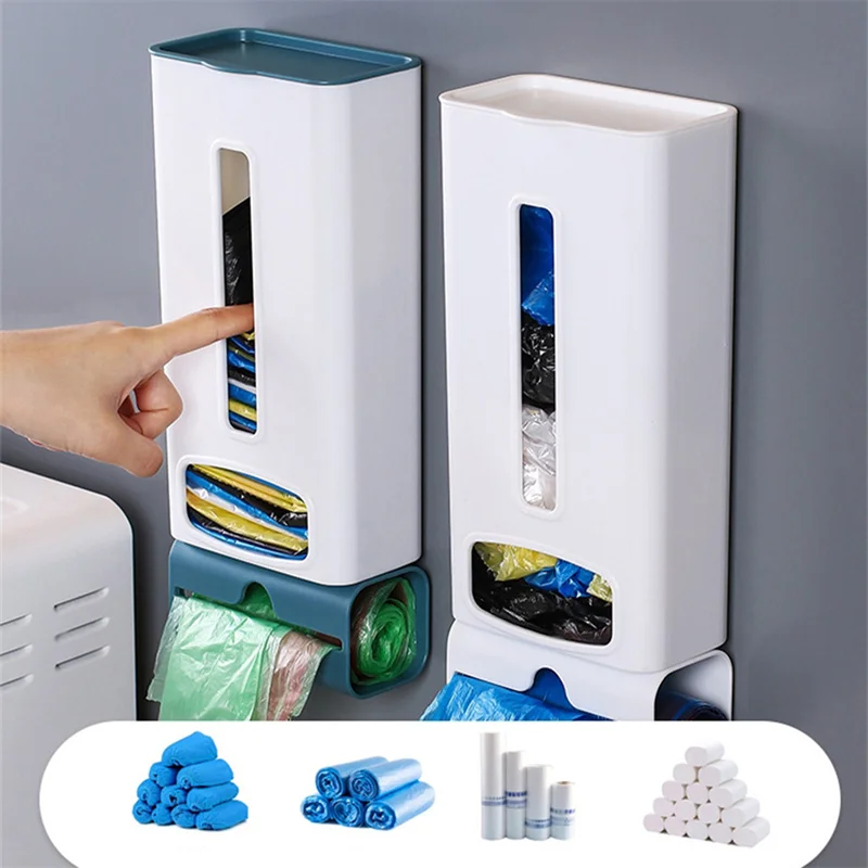 

Коробка для хранения, кухонный настенный подвесной мешок для мусора, портативный домашний контейнер для сортировки, сумка, кухонные аксесс...