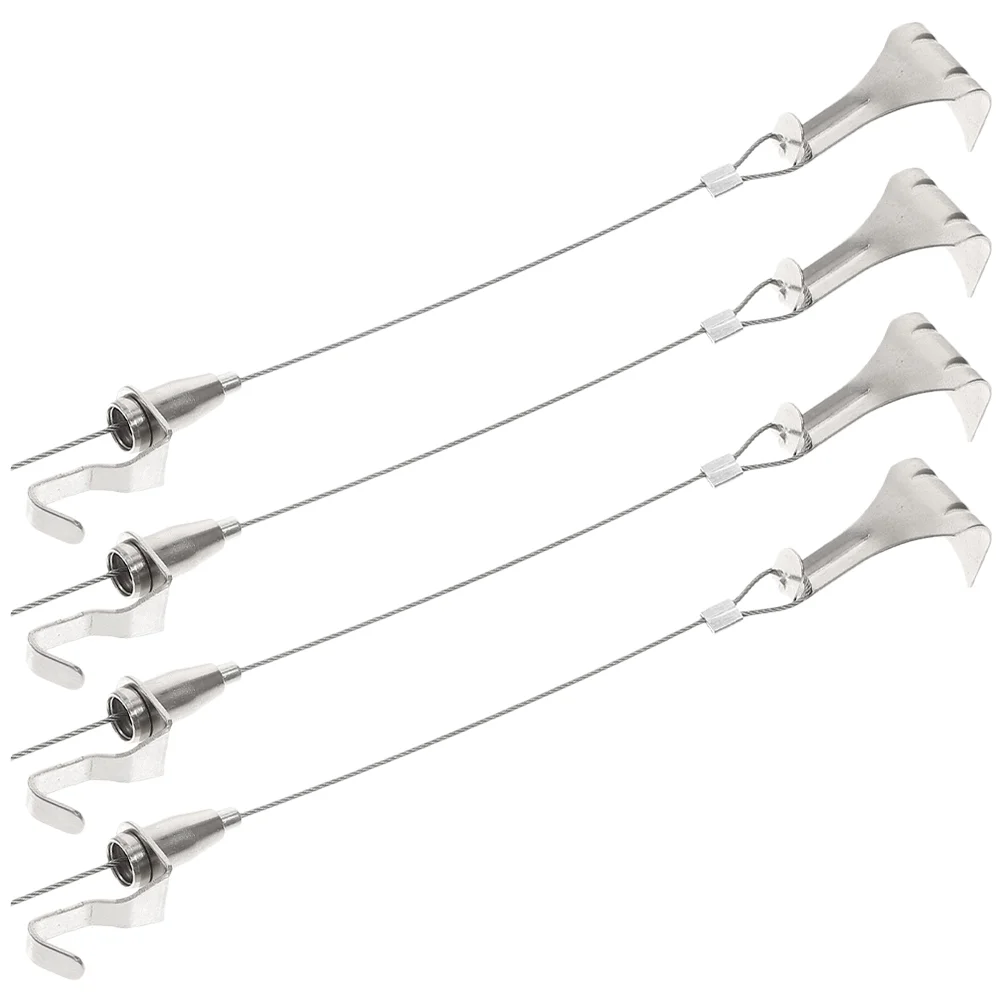 

4 Sets of Picture Hanging Rope Heavy Duty Picture Hanger Photo Frame Hanging Cord with Hook