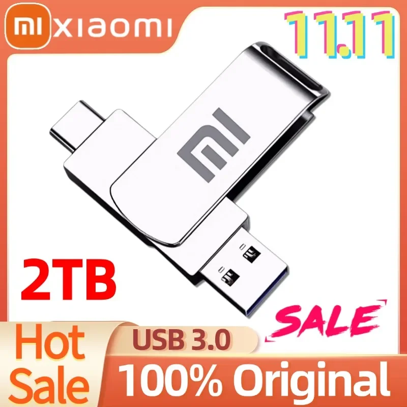 XIAOMI USB3.0 Флэш-накопитель Высокоскоростной флэш-накопитель 2 ТБ 1 Usb 3.0 Память 512 ГБ