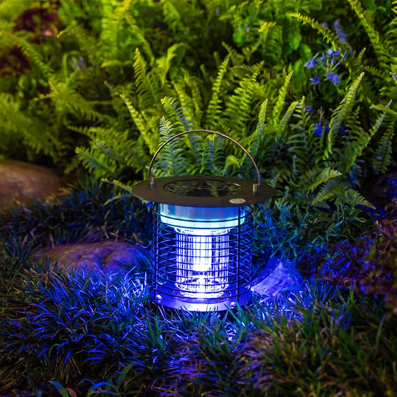 Уличная лампа на солнечной батарее для уничтожения насекомых водонепроницаемый