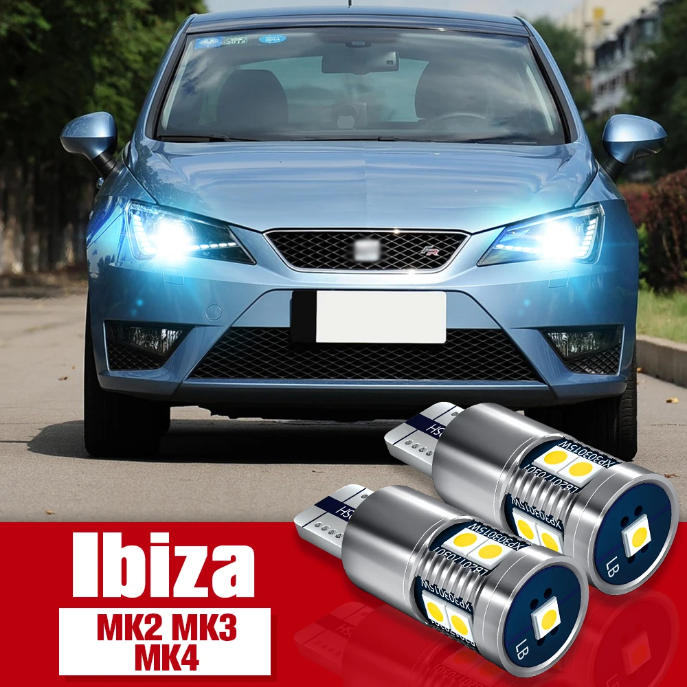 

2x Parking Light Accessories LED Bulb Clearance Lamp For Seat Ibiza 2 MK2 3 MK3 6L 6K 4 MK4 6J 6K 1993-2016 2008 2009 2010 2011