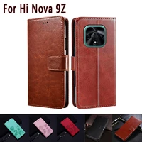 mnt bd00 coque cover for huawei nova 9 z case magnetic card flip leather wallet stand phone hoesje book for hi nova 9z case bag