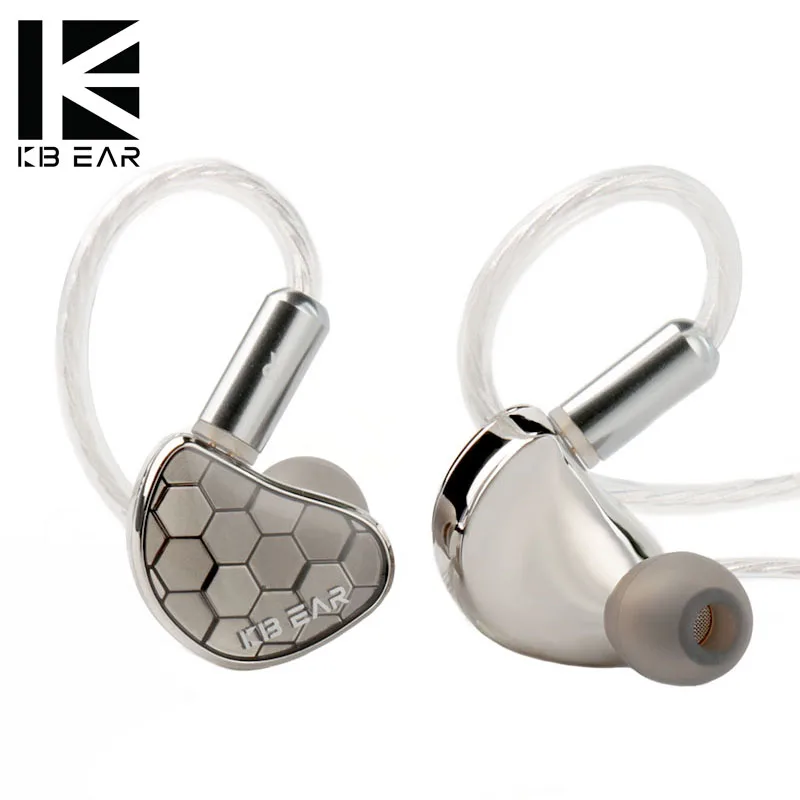 

KBEAR Xuanwu HIFI In-Ear Wired Earphone OFC Detachable Audio Cable Headest Headphone Auriculares HD Microphone Enhanced Bass IEM