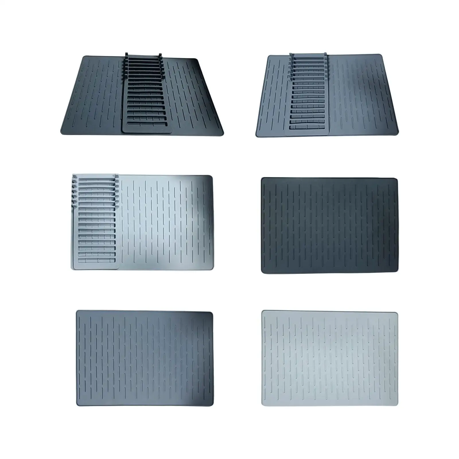 

Силиконовый коврик для посуды, дренажный коврик, большой держатель для горячего горшка, компактная доска для сушки посуды, кухонный поднос для кухни