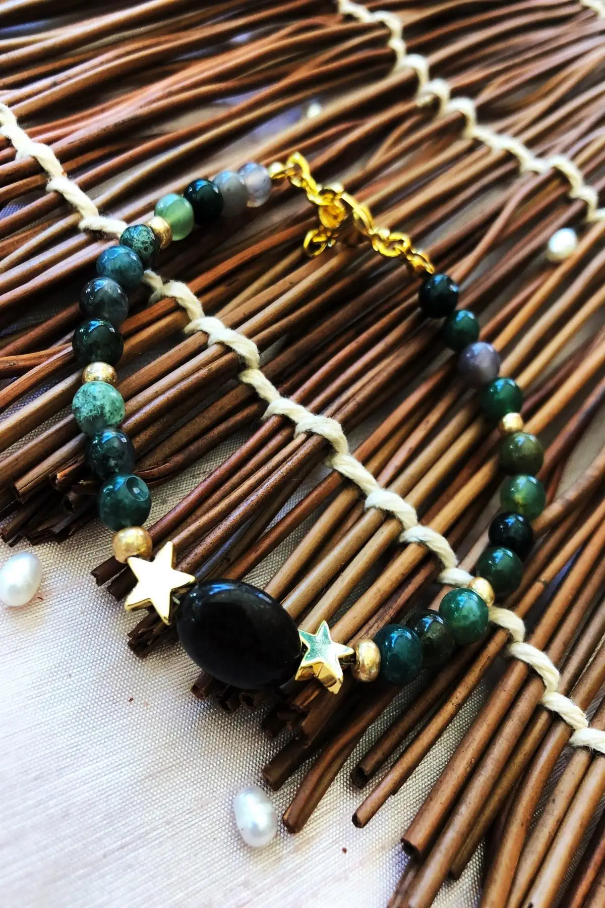 

Натуральный камень ручной работы африканская коллекция Женский браслет из агата яхл30