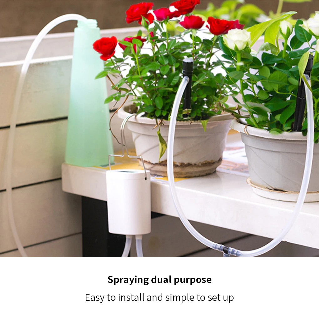 

Automatic Plant Watering Pump Water Controller Timing Irrigation Sprinkler Pipe and Dripper Color Random