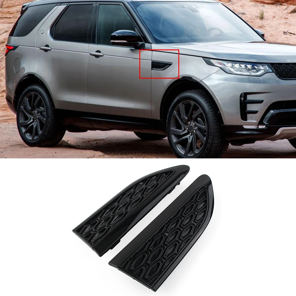 

Black Right Car Mesh Fender Side Vent Fit For Land Rover Discovery Sport 2015+