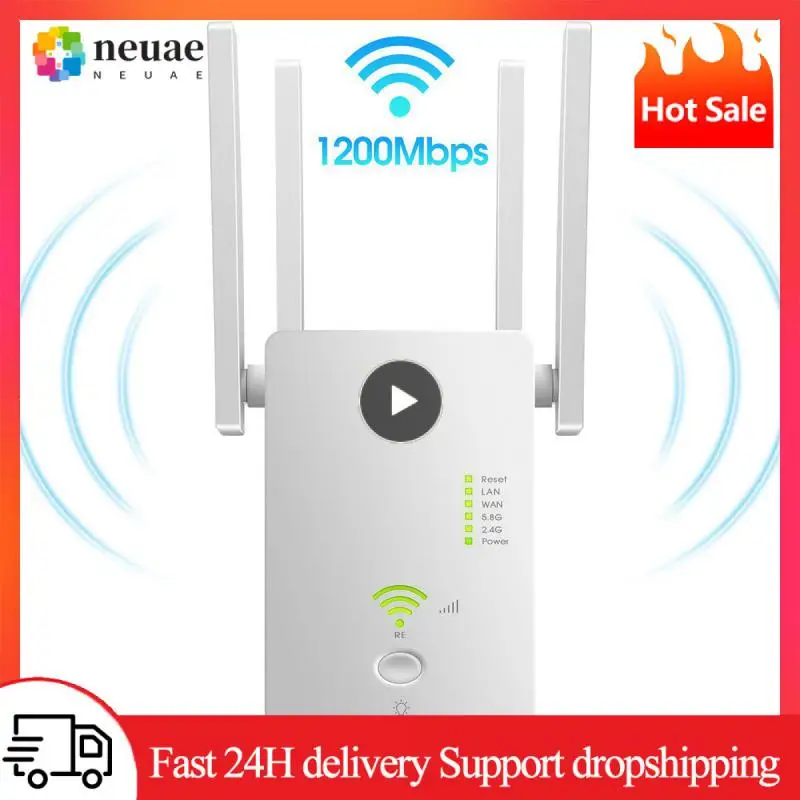 

Wifi Amplifier Dual Band 2.4g/5g 867mbps Ac1200m Signal Amplifier Wireless Router Extender Wireless Wifi Amplifier Repeater