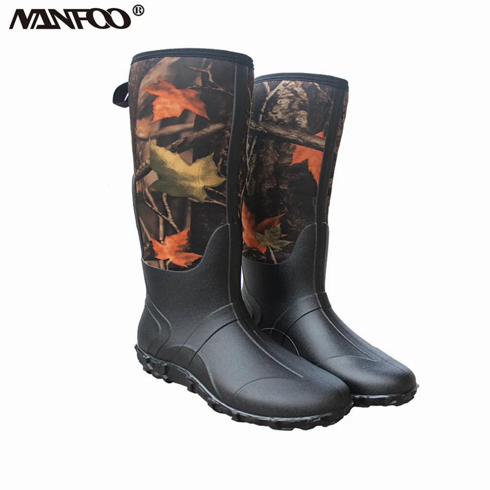 Men's Outdoor Anti-Water Shoes Durable Jungle Sports Hunting Fishing High Boots Breathable Anti-Slip Upstream Shoes Water Shoes