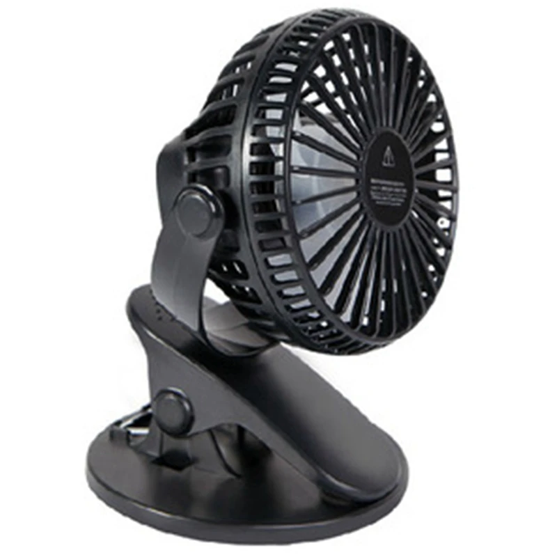 

USB-вентилятор с клипсой, вращение на 360 °, 3-скоростной портативный вентилятор, подходит для офисного стола, спальни, кухни