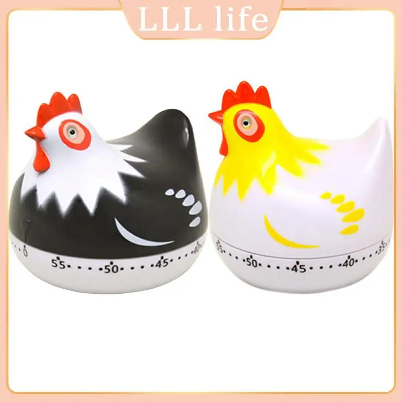 

Kitchen Timer Cute Hen Shape Cooking Timers Portable 60min Alarm Clock Kitchen Timer Mulitfunctional Stopwatch Kitchen Tools