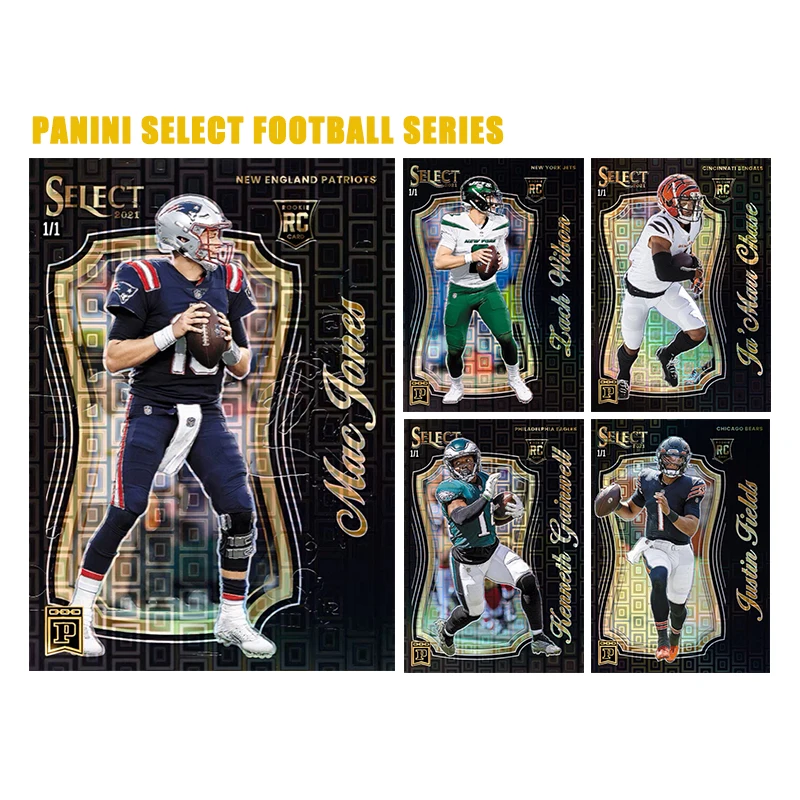 Фото Коллекционные карточки NFL PANINI Select Football Series: Джамарр Чейз, Джастин Филдс, Мак Джонс. Сделай сам, DIY, игрушки, подарок. №1