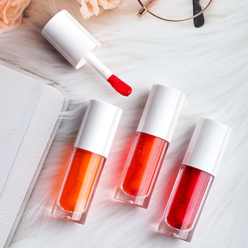 

6ml Dye Face Lips Eye Available Long-lasting Easy Waterproof Pigment Private Label Jelly Lip Tint Custom Bulk Makeup Beauty