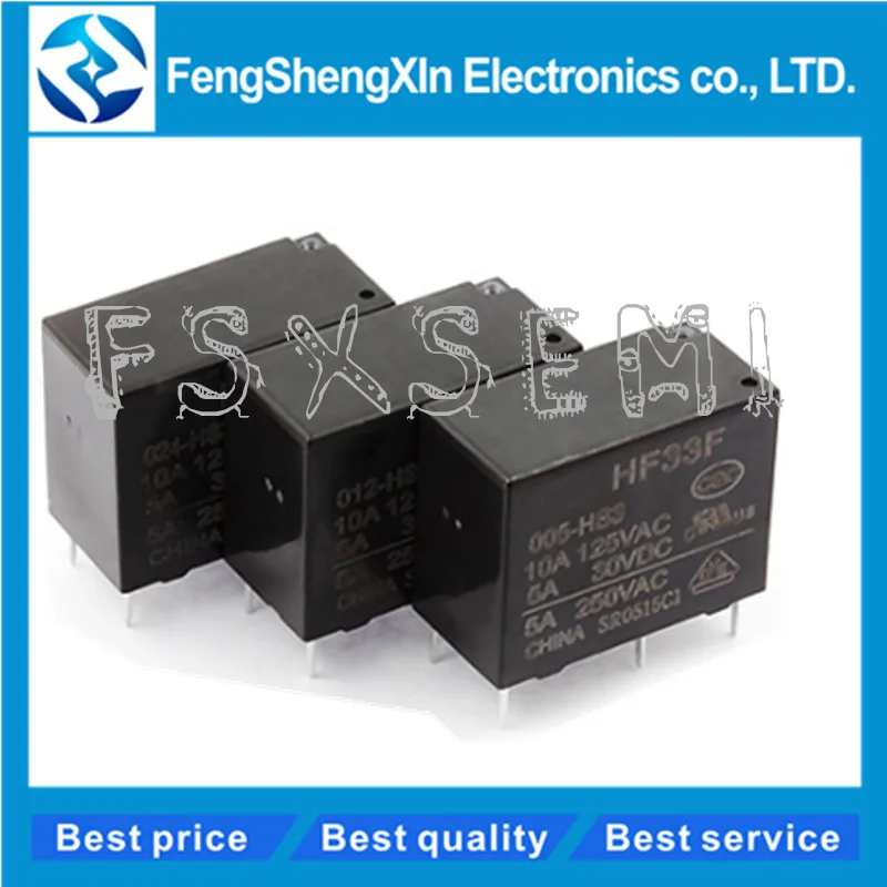 

5pcs/lot JZC-33F-005 012 024-HS3 -ZS3 HF33F JZC-33F-005-HS3 JZC-33F-012-HS3 JZC-33F-024-HS3 4PIN 5pin
