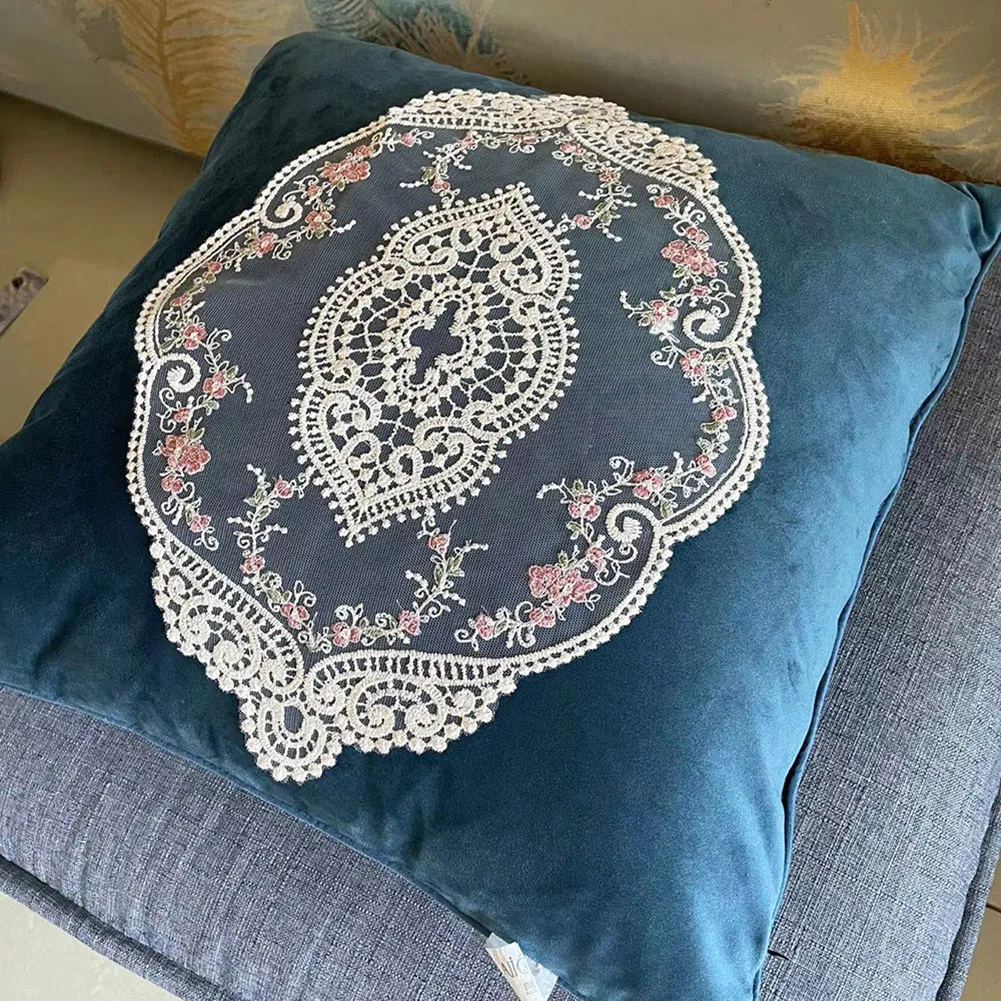

Luxury Table Cloth Polyester Embroidery Table Cover For Home Wedding Banquet Party Table Cloths Furniture Cover Tablecloth