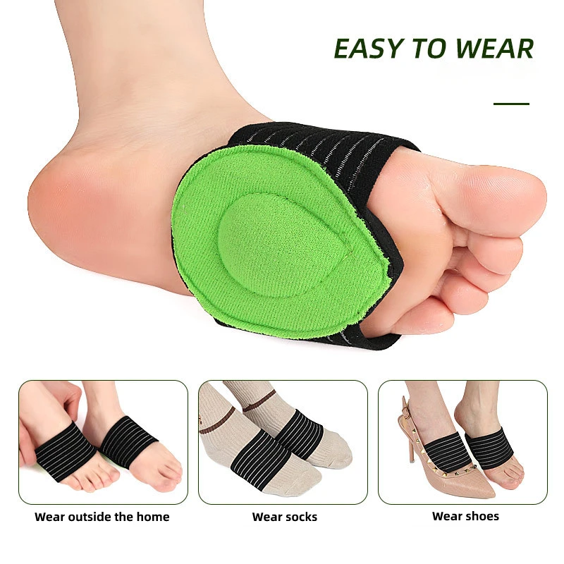50Pairs Half Insoles FlatFoot Pads Bunion Corrector Pain Relief Plantar Fasciitis Arch Support Orthopsis Care Tools Protector enlarge