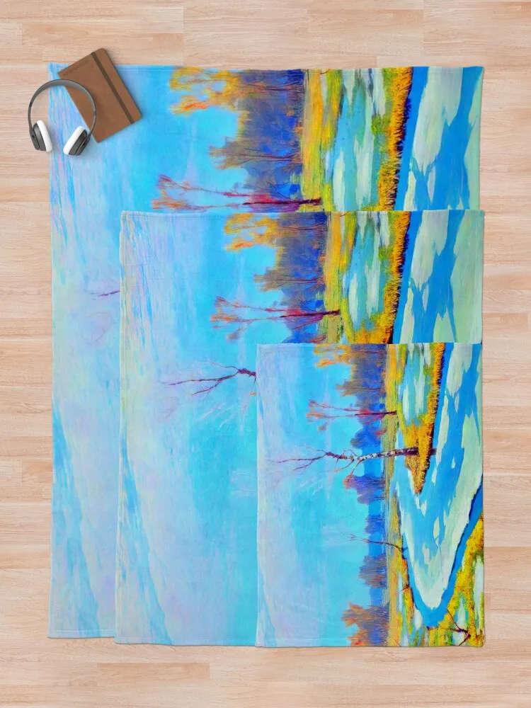 Ранняя весна Arkhyp Kuindzhi Vibante Edition пледы одеяла для детских волос меховые