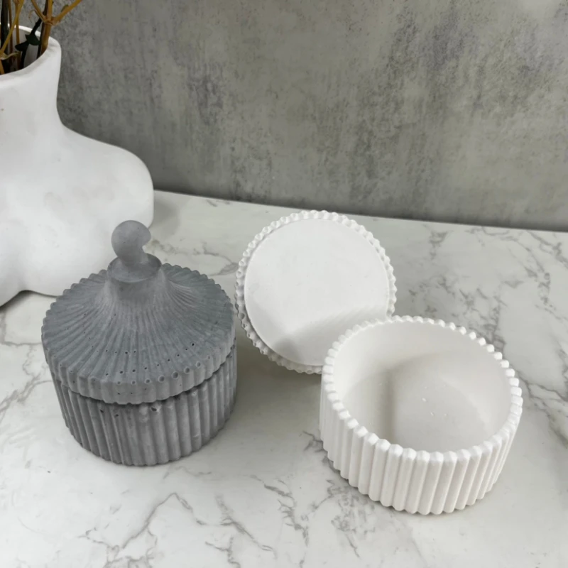 

DIY Handmade Gypsum Form Aroma Cup Mold Mongolia Cup Gypsum Form for Candles Cup Mold Silicone Mold for Cement Jewelry Box Mold