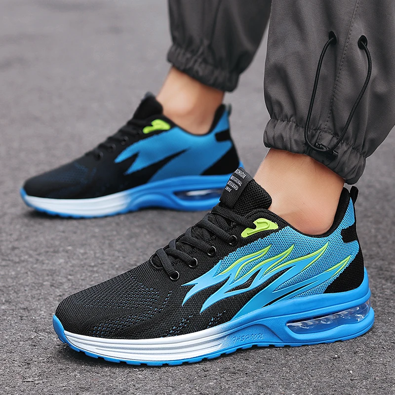 Damyuan Men Sneakers Air Cushion Running Shoes for Women Mesh Fashion Footwear Men Light Casual Sport Shoes Breathe Tennis Shoes
