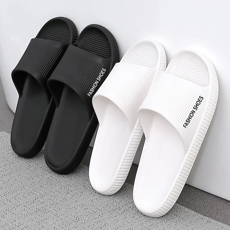 

Deodorant slippers men's summer home 2022 new bathroom non-slip indoor household feces sense slippers women