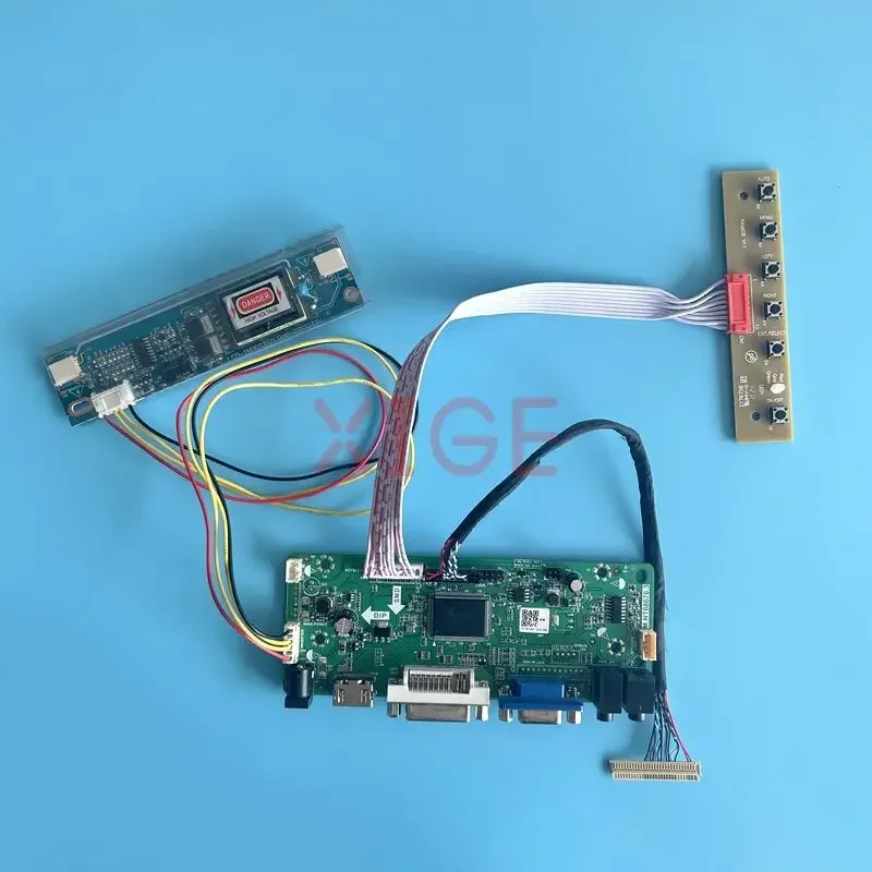 

Комплект платы контроллера для HT156WX1 M156B1 M156XW01 TMS156WX1, ЖК-драйвер, 30 контактов, LVDS 1366*768 VGA DVI 2CCFL, совместимый с HDMI