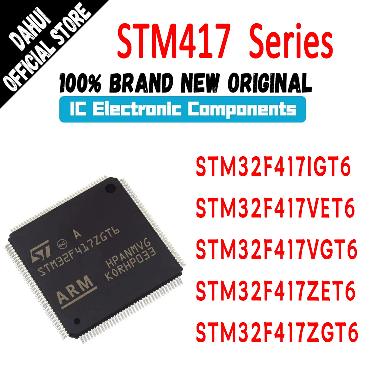 

STM32F417IGT6 STM32F417VET6 STM32F417VGT6 STM32F417ZET6 STM32F417ZGT6 STM32F417 STM32F STM32F STM32 STM IC MCU Chip LQFP