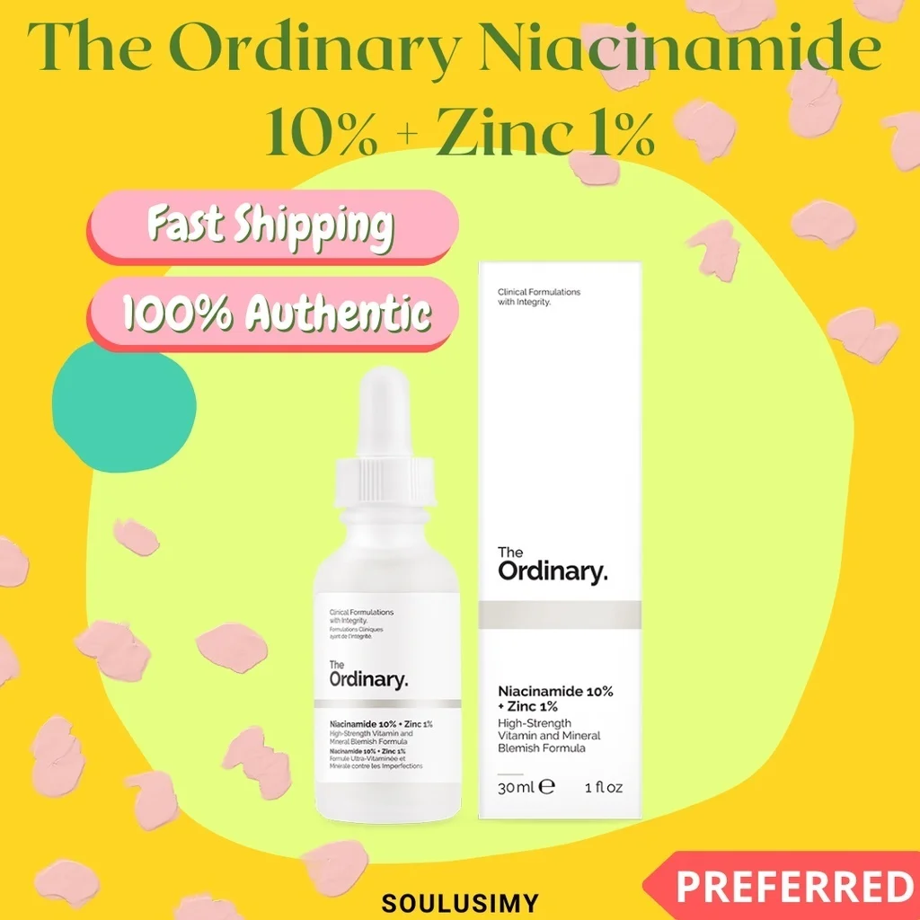 

Niacinamide 10% + Zinc 1% High Strength Vitamin And Mineral Blemish Formula Oil Control Whitening Moisturizing Ordinary Serum