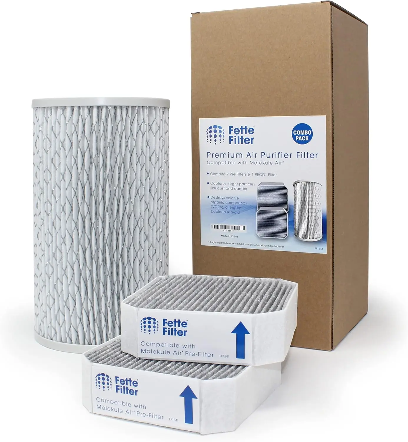 

Filter - Replacement High-efficiency HEPA Filter combo Pack Compatible with Molekule Air Purifier