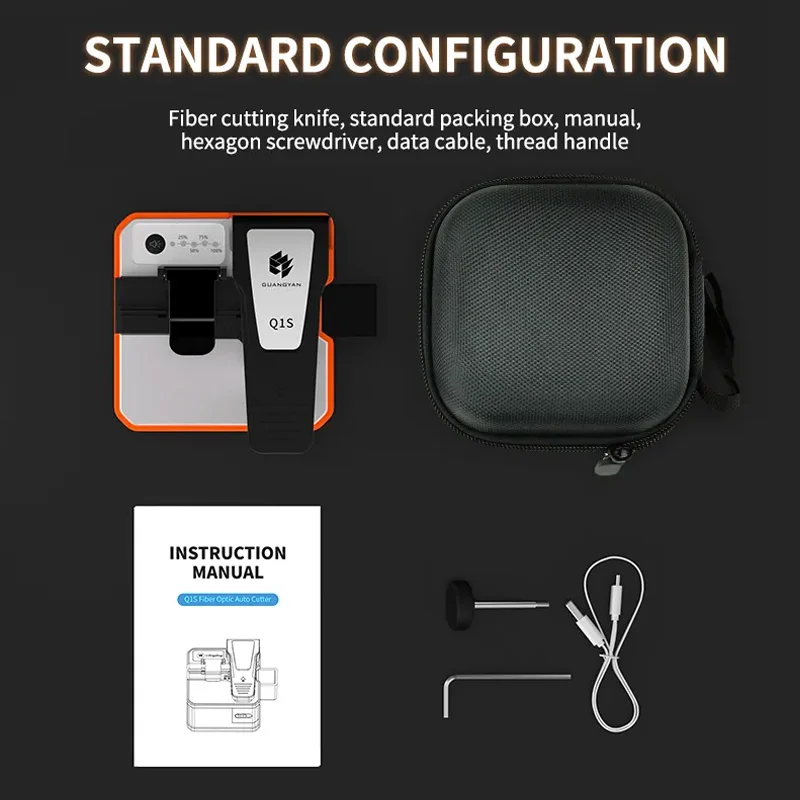 Электрический Полностью автоматический волоконно-оптический Кливер Guangyan Q1S