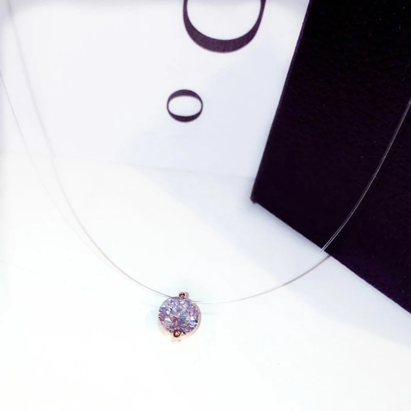 Женское Ожерелье с кулоном из серебра 2022 пробы цирконом | Украшения и аксессуары