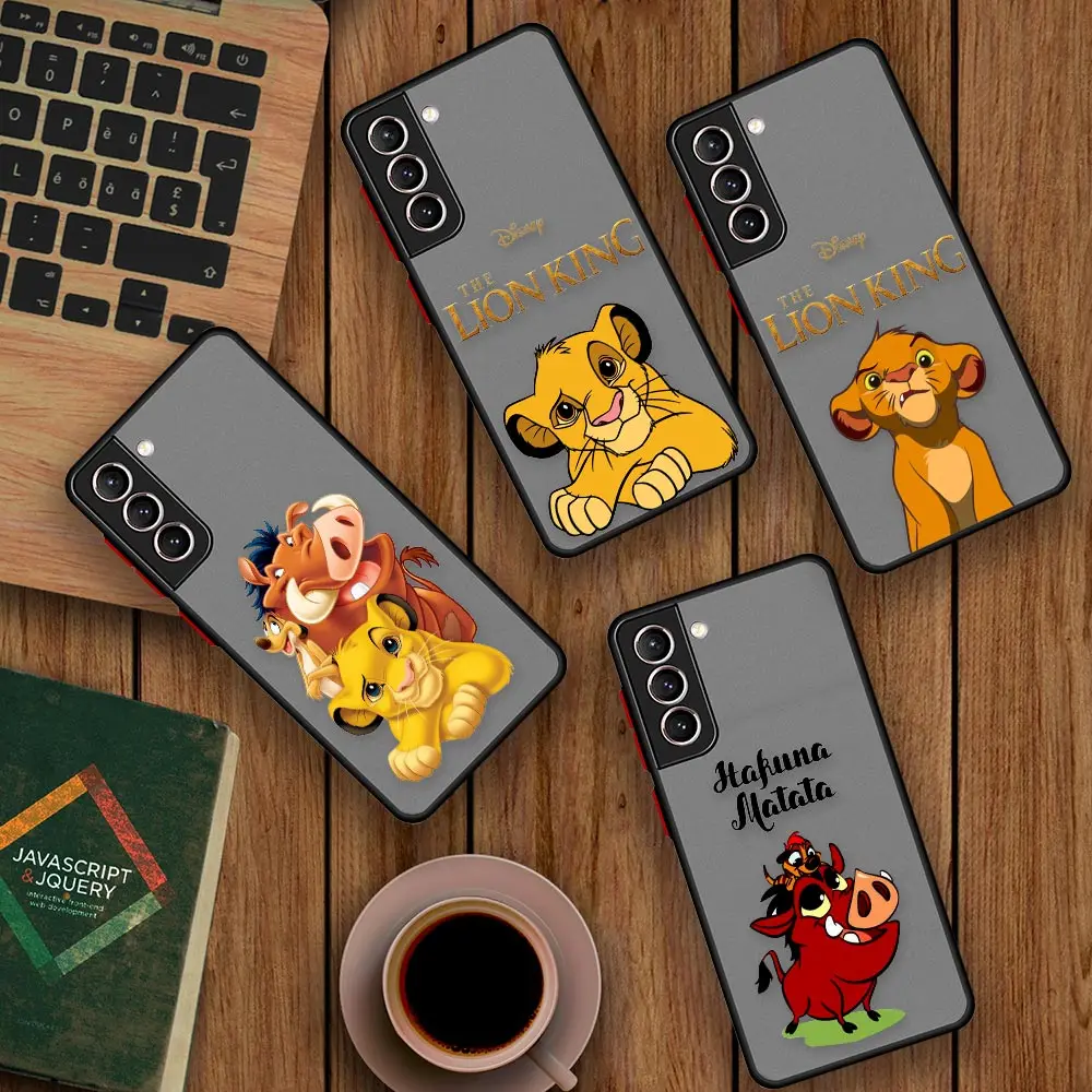 

The Lion King Disney Anime Comic Cartoon Phone Case For Samsung Galaxy S23 S22 Ultra S21 S20 FE S10 S9 S10E Lite Plus Cover Capa