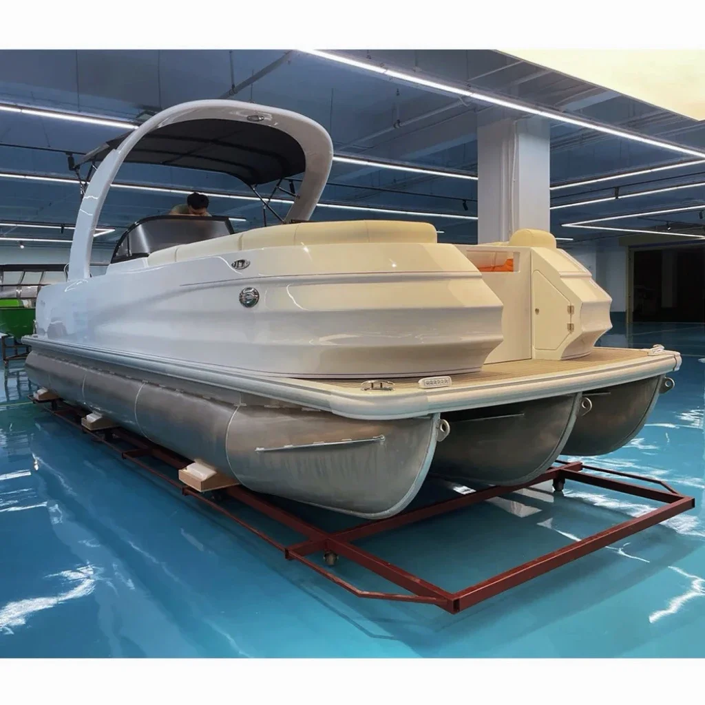 Заводская изготовленная на заказ алюминиевая лодка из стекловолокна от 22 до 27