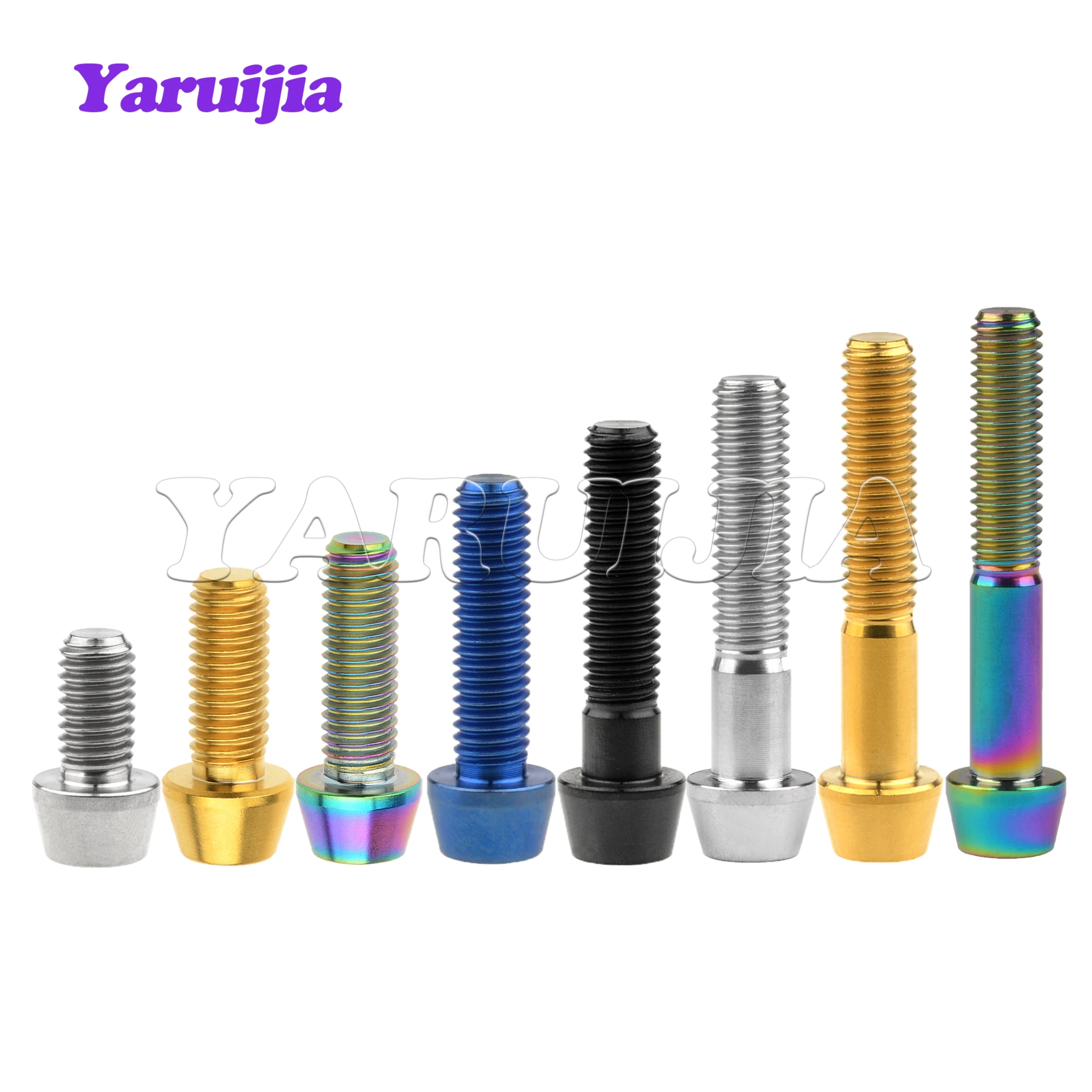 Yaruijia Titanium Bolt M8x15-70mm DIN912 Cylindrical Head Hex Screw is Used for Motorcycle Car Modification (art.: 3920cea85bb8e) - 3920cea85bb8e