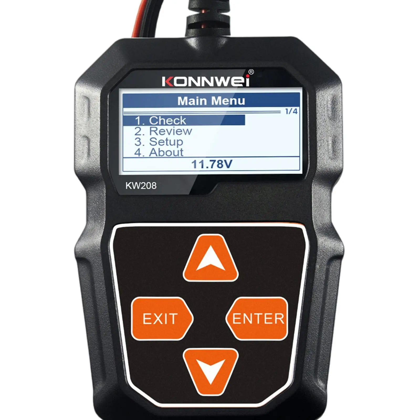 Тестер батареи 12 В Kw208 цепи зарядки отворачивания для