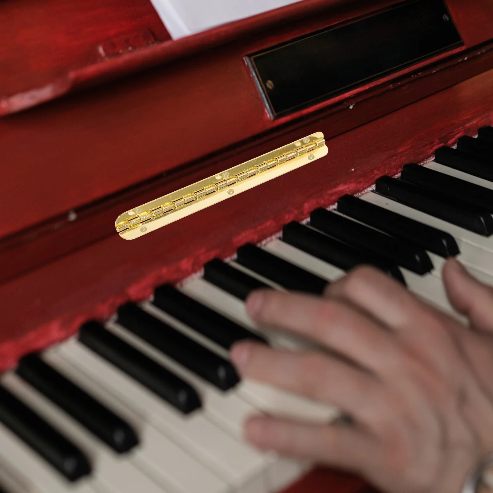 

10pcs Hinge Metal Small Piano Hinge Wooden Box Hinge Convenient DIY Box Hinge