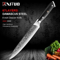 xituo japanese 8 slicing knife 67 layers damascus steel chef salmon knives g10 handle filleting knives full tang razor sharp