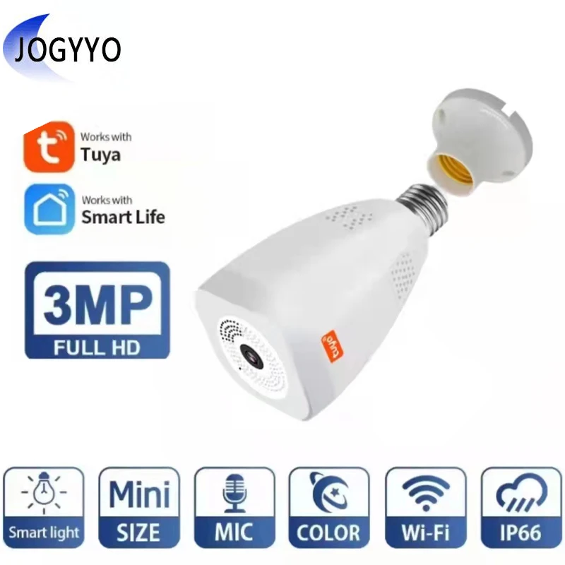 

HD1080P Draadloze Wifi Ip Camera Smart Lamp Hoofd E27 360 Graden Vr Panorama Camera Ai humanoid Bewegingsdetectie