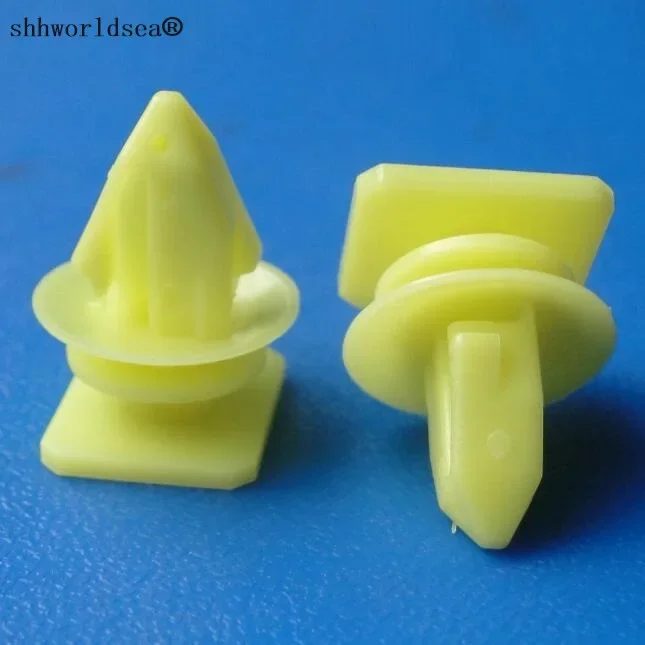 

Shhworldsea 100 шт. пластиковые зажимы для автомобилей, фиксатор автомобильного крепления для багажника, фиксатор отделки багажника для Toyota 90467-09198