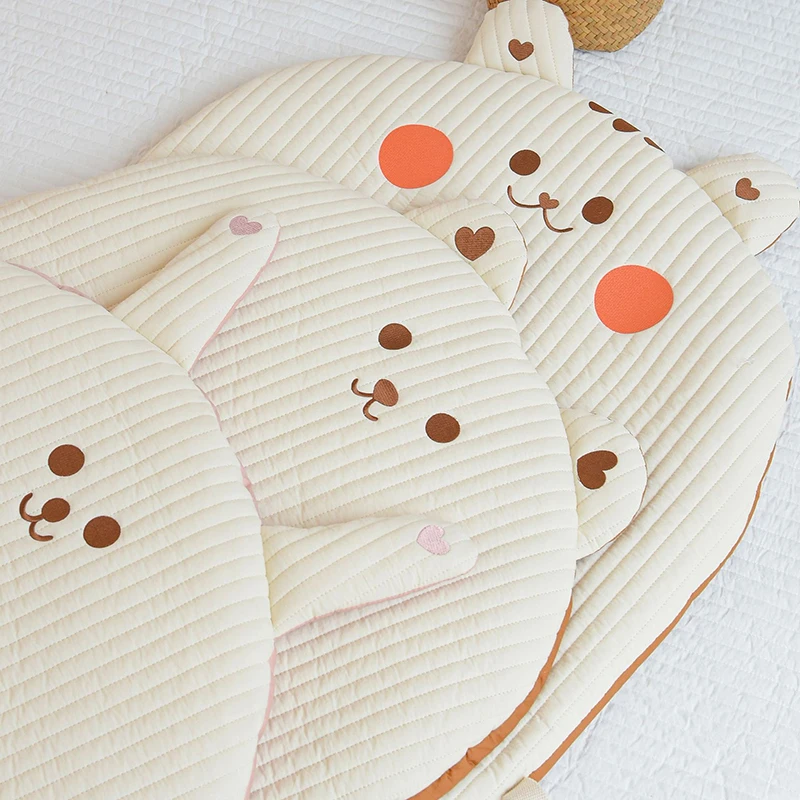 

HAYANA New Baby Napping Mat Embroidered Double Sided Mattress Children Portable Folding Mattress