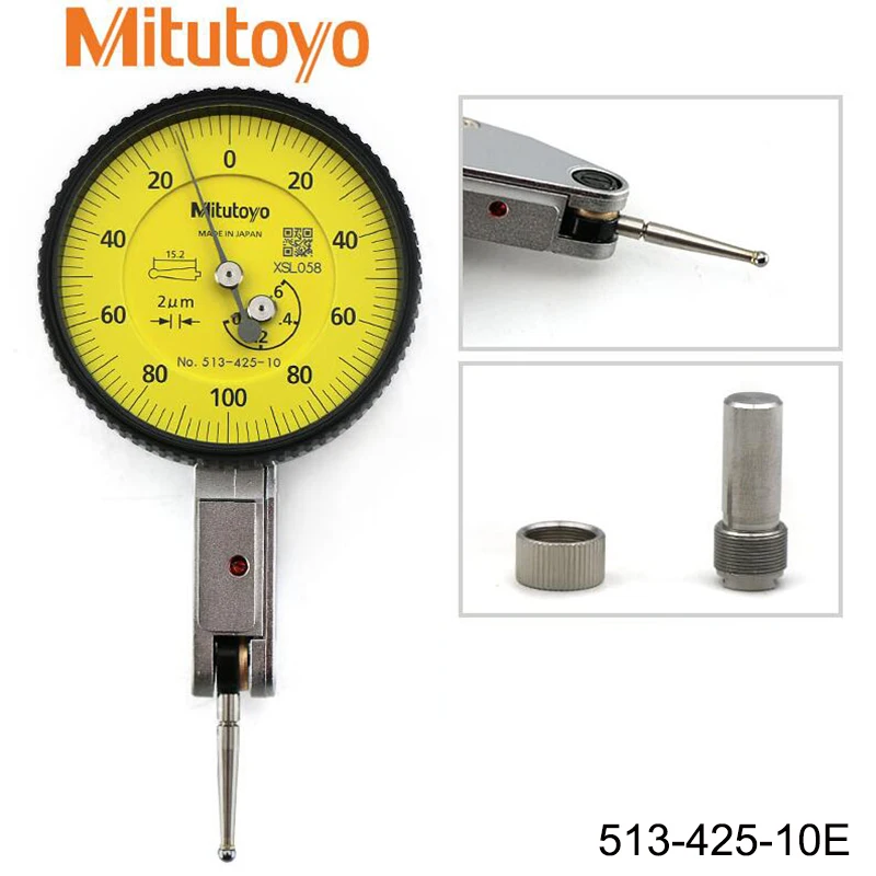 

Original Mitutoyo Dial test Indicators,513-425-10E 0.2mm 0.002mm,513-426-10E 1.5mm 0.01mm,made in japan