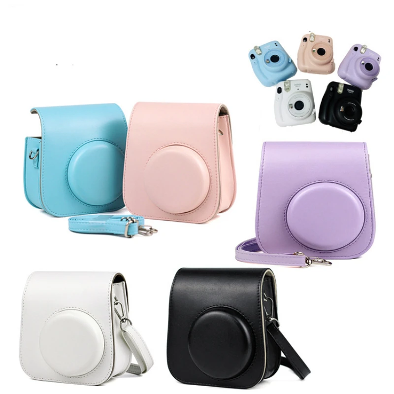 Для Fujifilm чехол для камеры Polaroid с плечевым ремнем Instax Mini 11 из искусственной кожи
