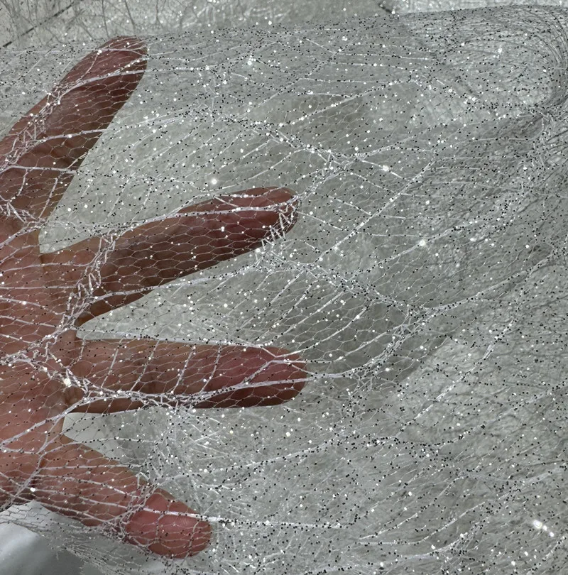 Серебряная блестящая стандартная сетка для моделирования Жесткая марлевая