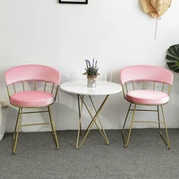 nordic dining room chairs ergonomic minimalist soft luxury gamer modern pink chair with design sedie da pranzo kitchen furniture