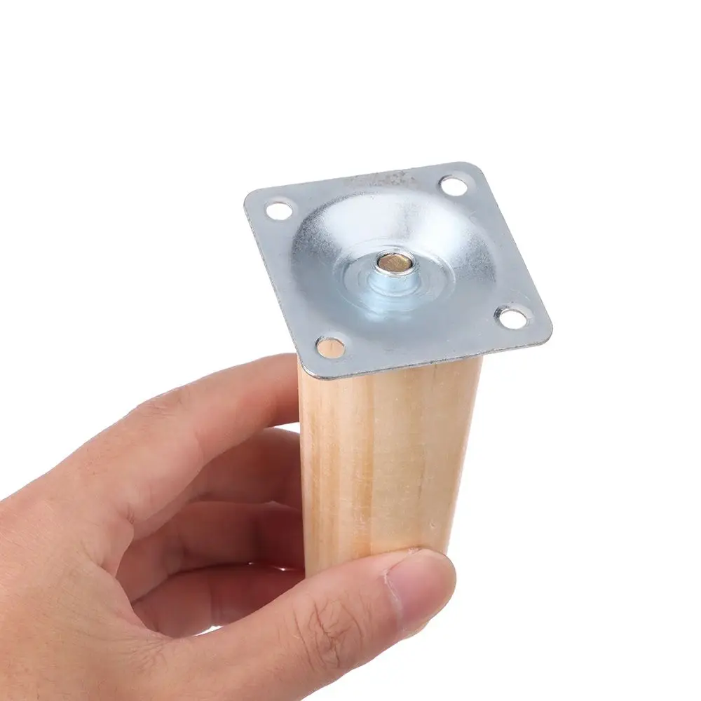 

4Pcs Stool Sofa Computer Desk Chair Tapered Feet Furniture Accessories Nightstand Storage Box Leg Wooden Furniture Legs