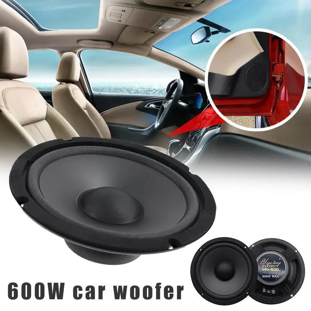 

6 Inch 600W Car HiFi Coaxial Speaker Vehicle Door Auto Speakers Full Music Stereo Range Audio Frequency Subwoofer F9L9