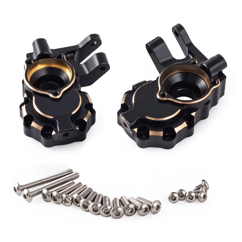 

2Pcs Brass Inner Portal Drive Housing Steering Knuckles for Traxxas TRX4 TRX-4 TRX-6 1/10 RC Crawler Car Upgrade Parts